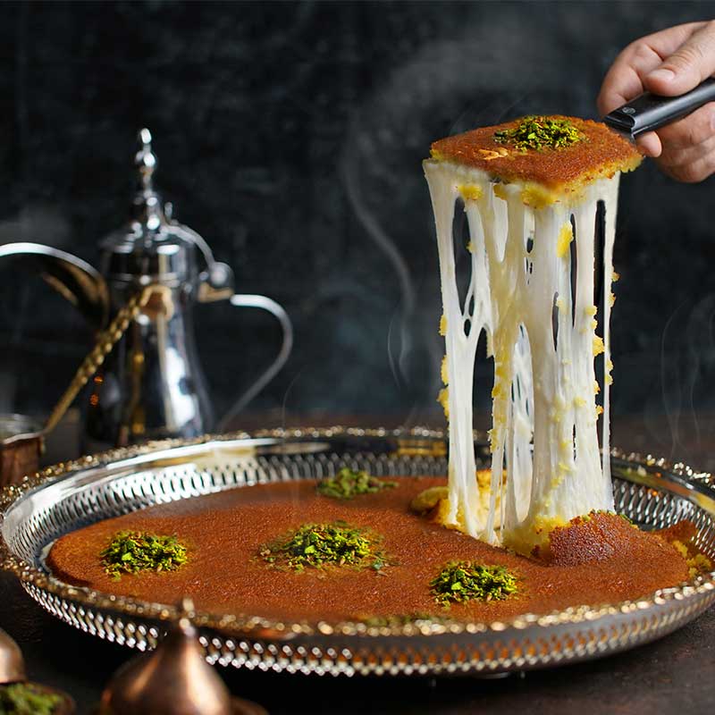 Kunafa Nabulsia with Cheese